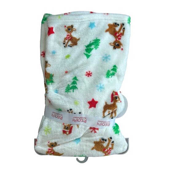 NWT Rudolph The Red-Nosed Reindeer Baby’s 1st Christmas Blanket & Plush Gift Set - Picture 2 of 5